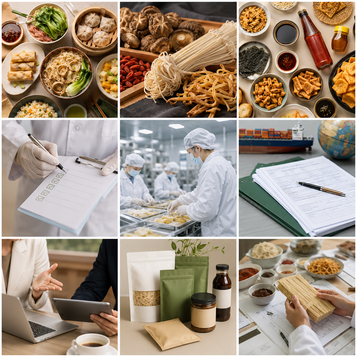 Asian food sourcing, quality control, packaging and export coordination